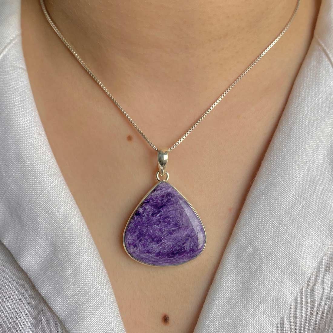 Charoite Pendant-(CHR-P-37.)